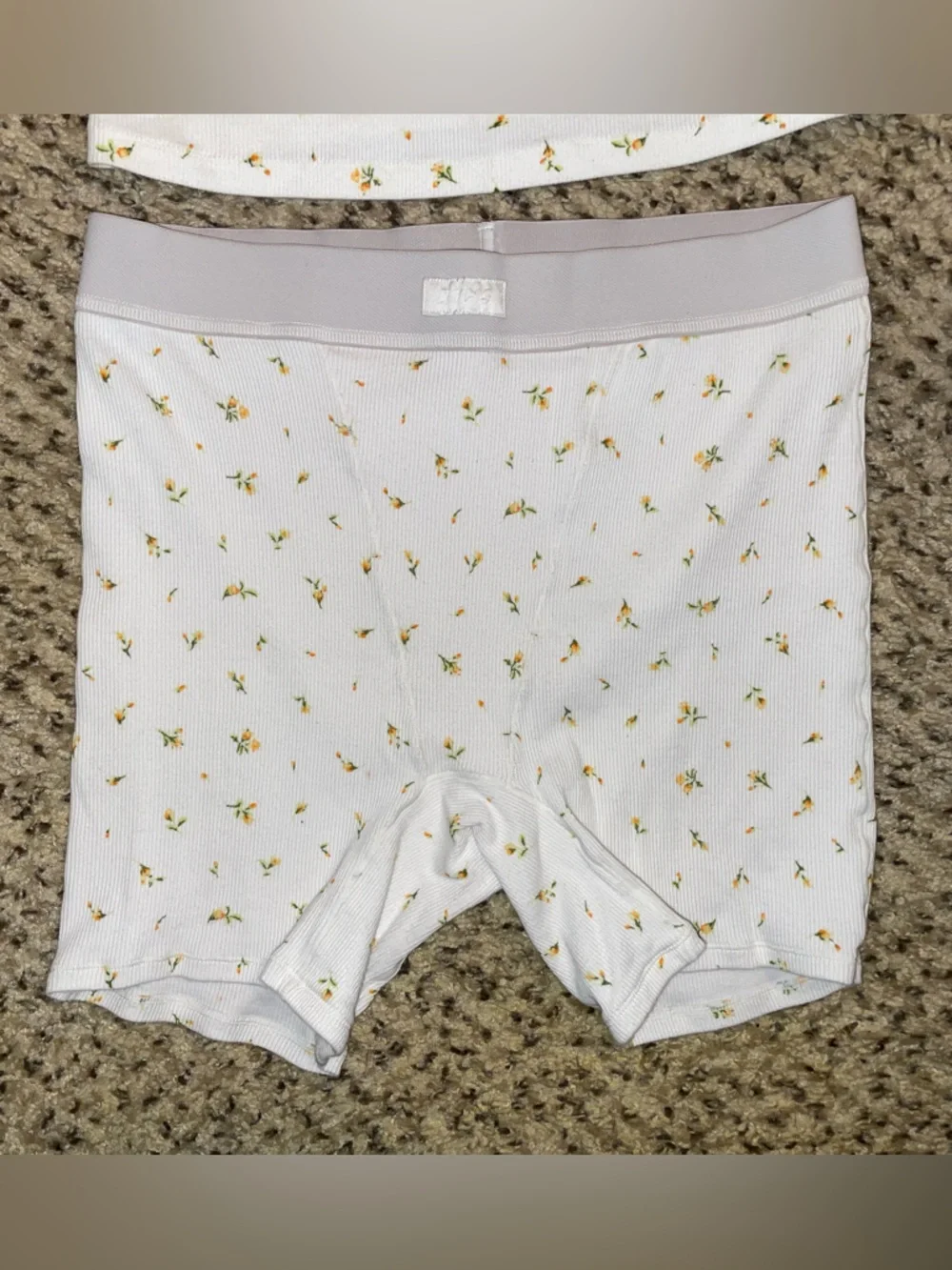 SKIMS Cotton ribbed t-shirt and boxer - Picture 5 of 9